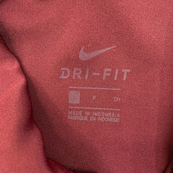 Nike Hamilton Huskies Polo Shirt Mens S Small Maroon Dri Fit Performance Golf - Picture 6 of 11